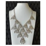 Vintage Vendome silvertone necklace