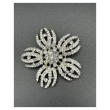 Rhinestones brooch pin.