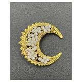 Vintage crescent moon