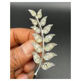 Vintage Marked Sarah Cov rhinestones brooch pin.