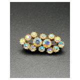 Vintage AB brooch pin
