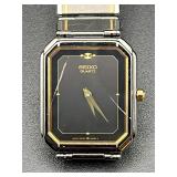 Seiko Quartz Vintage Tank Watch