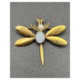 vintage W.E. Richards (WRE) dragonfly brooch