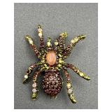 Spider brooch pin.