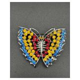 Vintage Butterfly brooch pin.