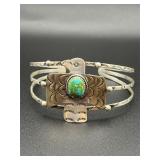 Thunderbird cuff bracelet.