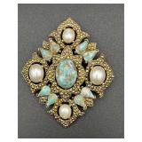 Vintage Sarah Coventry Pendant Brooch Pin