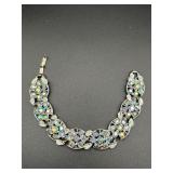 Vintage BSK Aurora Borealis (AB) bracelet.
