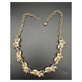Vintage Aurora Borealis (AB) choker necklace