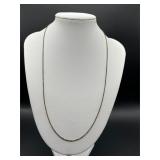 Chain necklace. Clasp marked 925.