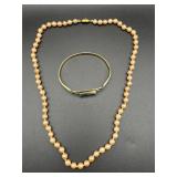 Monet necklace and Avon bracelet.