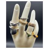 Rings lot! 7 rings.