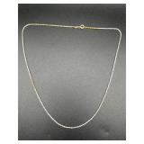 Chain necklace marked 925 Italy.
