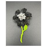 Vintage flower brooch pin.