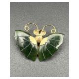 Vintage butterfly brooch pin pendant.