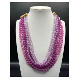 Statement necklace.