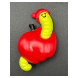 vintage Avon 'Willy the Worm' fragrance glacï¿½ pin