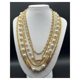 Vintage multi strand necklace