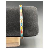 Zuni-style multicolor expansion bracelet.