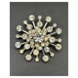 Vintage starburst brooch pin.