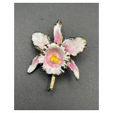 Vintage flower brooch pin.
