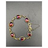 vintage Sarah Coventry 'Harmony' Rainbow Cabochon