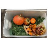 Fall decor with tote