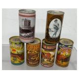 6 vintage beer cans, Olde Frothingslosh Fatima
