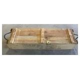Wood Ammo Crate 14x47x9 in Tall