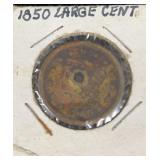 1850 large cent