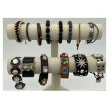 14 vintage bracelets