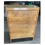 MCM Blonde Dresser 18x34x47 in Tall A Few Of The