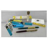 vintage mechanical Shaffer pencils, pencil leads
