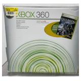 Xbox 360 in original box, flashing red ring of
