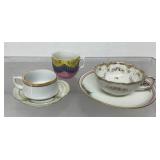 Vintage teacups and saucers, Japan