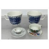 Vintage coffee cups, miniature teacups and