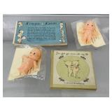 Vintage Kewpie dolls, book, postcards