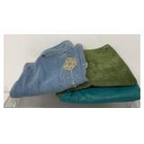 Pants lot, vintage B.P.ï¿½s Place teal leather
