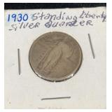 1930 Standing Liberty Silver Quarter