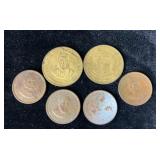 Vintage US President commemorative token coins,