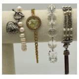 4 vintage bracelets