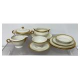 Vintage Theodore Haviland dishes, creamer, gravy