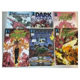 6 Vintage Comic books, 2 Dark Dominion 1993 1