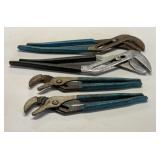 4 channel lock tongue and groove pliers, 2 are