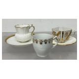 Vintage teacups and saucers, Hammersley Co,