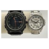 2 vintage Fossil watches