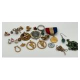 Vintage jewelry lot, vintage walt disney mickey