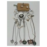 7 vintage necklaces, 3 made in Taiwan, 1 Venus