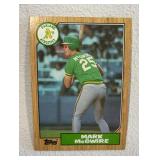 1987 Topps Mark McGwire Oakland Athletics Rookie