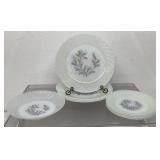 vintage Termocrisa Mexico milk glass dishes, 4